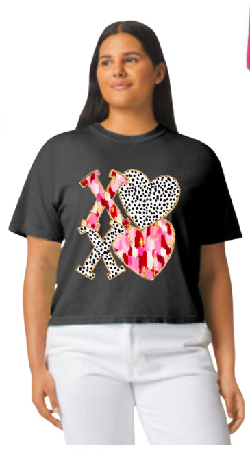 XOXO Boxy Tee